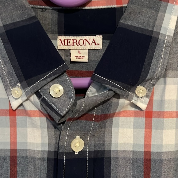 Plaid button up - Picture 2 of 3